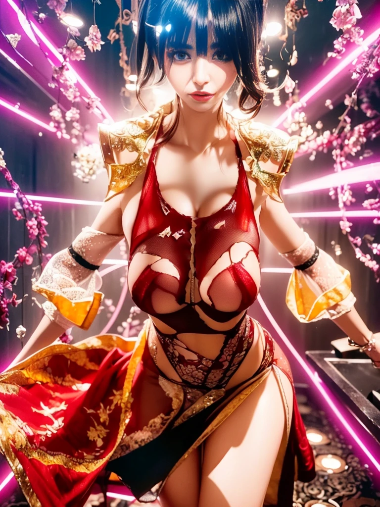 1,(((bishoujo,Off-shoulder,Shoulder straps slipping off,cleavage cutout,Shocked,Asymmetry,irregular,open cloths,Shy,Colored Contact Lenses,Exposed breasts,Pure and sexly,maebari/pasties,glans, nsfw,(Super skinny:1.5),(See-through clothing:1.5),sexly的表情,Conical chest,Broken clothes,torn))),glamor,dynamic pose,Shuriken,curvy ,High target_solve, clearly_image, Detailed background,best quality, number, Very detailed, Finely, high resolution, 8k画质, Perfect dynamic composition, long hair, Charming pose,(sexly:1.0),Shy,masterpiece, best quality, high resolution, 8k, HDR, raytracing, detailed shadows, beautiful girl, (hyperdetailed:1.15),maebari/pasties,1