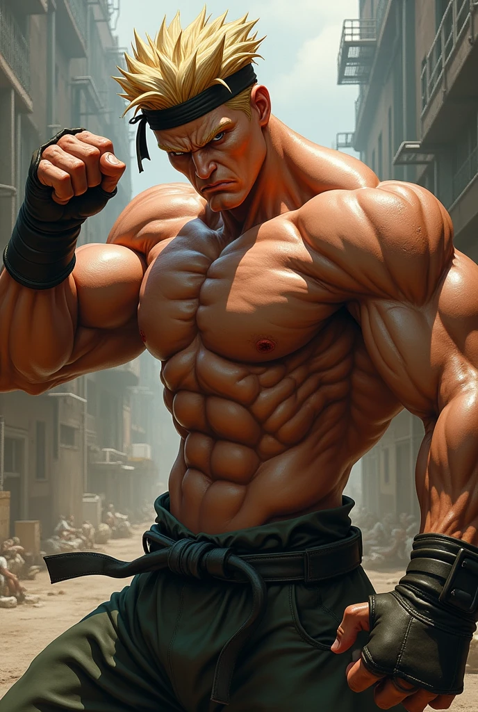 Shirtless Guile