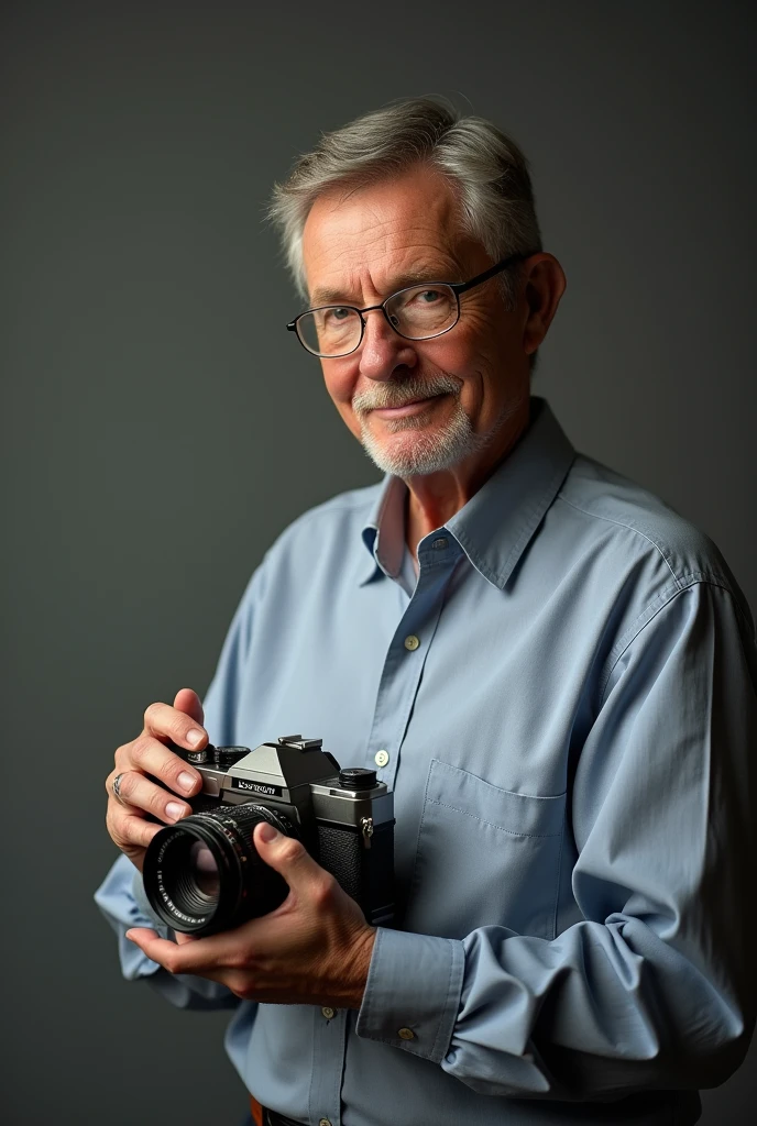 The name of a photographer in a photography magazine