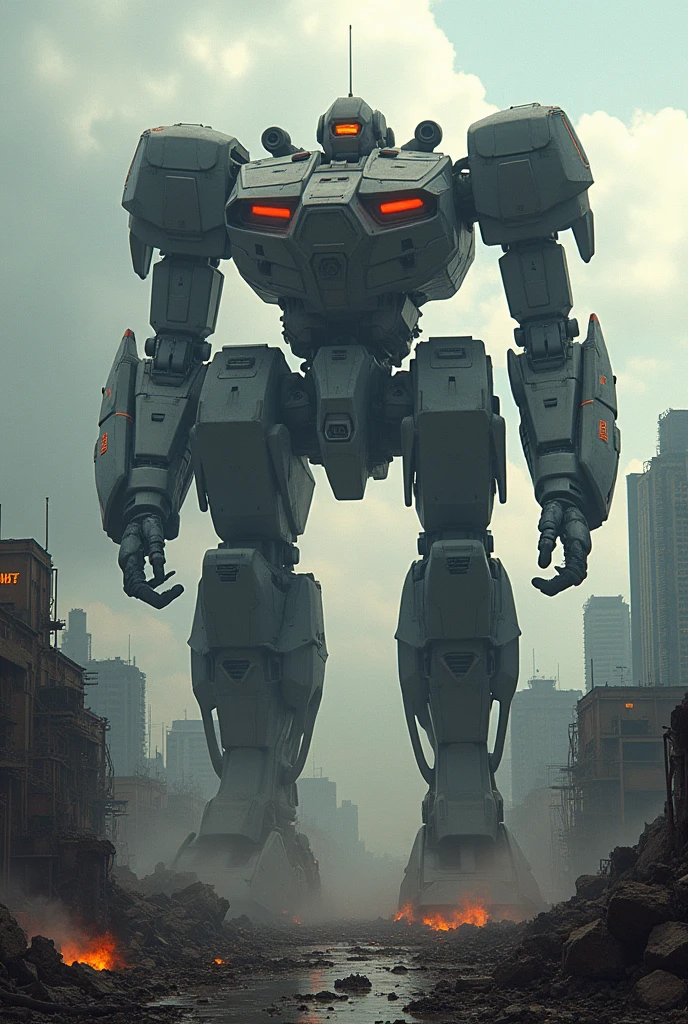 A huge mecha army