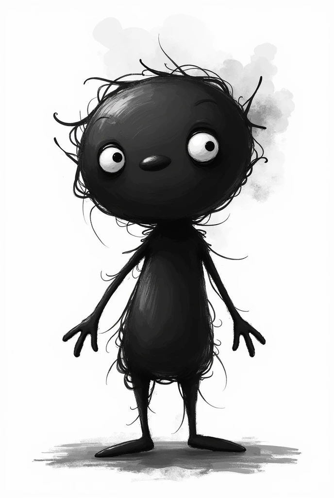 Writing with brush black colour black
Cartoon character for YouTube
Use only black colour in the image