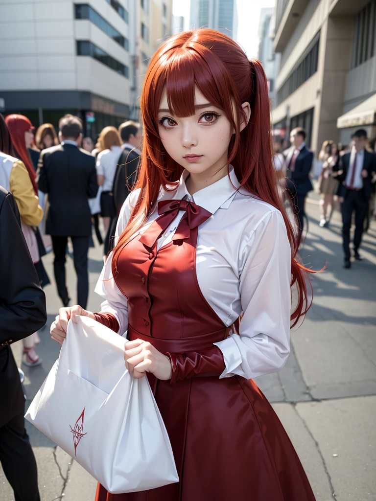 Red hair woman in brown dress and white shirt, real life anime girl, Anime girl cosplay, Anime Cosplay, As an anime character, rena nounen style 3/4, Anime Character, cosplayer, a female anime character, full-cosplay, misa amane *, cosplay foto, professional cosplay, Cosplay, ( ( misa amane # ) ) Right side, Hair is tied with scrunchies. Skirt above the knee Skirt black MCharacter opening leg Open your crotch wide Capture the whole body from the screen I have a smartphone Duan Open crotch Pull up your skirt Pants hang on the legs Full view excited Open your mouth wide to the maximum Stick out the tongue be in agony Beautiful girl with a large amount of dripping from her tongue, resembles Ai Hayasaka Ai, Kaguya-sama ga Kessanai Ai, wide mouth open, tongue hanging out, lots of saliva dripping from tongue, vibrator , lots of cum coming out of vibrator, lots of drops, right hand sliding vibrator in and out between legs, left hand squeezing her, blonde pleasure to the senses Blonde pleasure to the senses , long, straight hair, intoxicated with pleasure only one character no clothes shown no underwear no clothes with shingles on right side, hair tied up embarrassed to put vibrator in and out glamour and breasts size 75 M-shape legs vibrator in between legs big vibe no clothes shown no clothes is not allowed at all No lingerie is allowed No lingerie is allowed as born Clothing is not shown No lingerie is not shown Clothing is not worn No lingerie is not worn Swimsuit is not worn Swimsuit is not allowed
