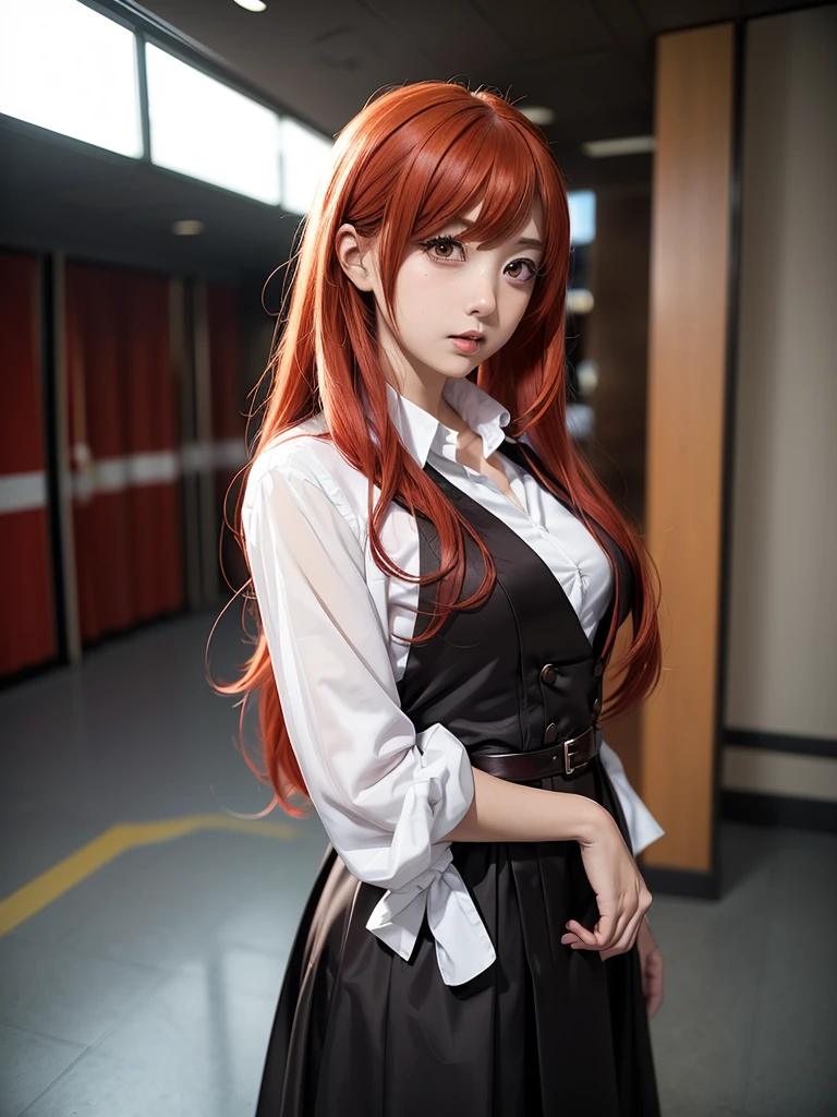 Red hair woman in brown dress and white shirt, real life anime girl, Anime girl cosplay, Anime Cosplay, As an anime character, rena nounen style 3/4, Anime Character, cosplayer, a female anime character, full-cosplay, misa amane *, cosplay foto, professional cosplay, Cosplay, ( ( misa amane # ) )　Right side, Hair is tied with scrunchies.　Skirt above the knee　Skirt black　ＭCharacter opening leg　Open your ?????? wide　Capture the whole body from the screen　I have a smartphone　Duan　Open ??????　Pull up your skirt　Pants hang on the legs　Full view　excited　Open your mouth wide to the maximum　Stick out the tongue　be in agony　Beautiful girl with a large amount of dripping from her tongue, resembles Ai Hayasaka Ai, Kaguya-sama ga Kessanai Ai, wide mouth open, tongue hanging out, lots of saliva dripping from tongue, ???????? , lots of ??? coming out of ????????, lots of drops, right hand sliding ???????? in and out between legs, left hand squeezing her, blonde pleasure to the senses Blonde pleasure to the senses , long, straight hair, intoxicated with pleasure only one character ?????????? shown ???????????? ?????????? with shingles on right side, hair tied up embarrassed to put ???????? in and out glamour and ??????? size 75 M-shape legs ???????? in between legs big vibe ?????????? shown ?????????? is not allowed at all No lingerie is allowed No lingerie is allowed as born Clothing is not shown No lingerie is not shown Clothing is not worn No lingerie is not worn Swimsuit is not worn Swimsuit is not allowed
