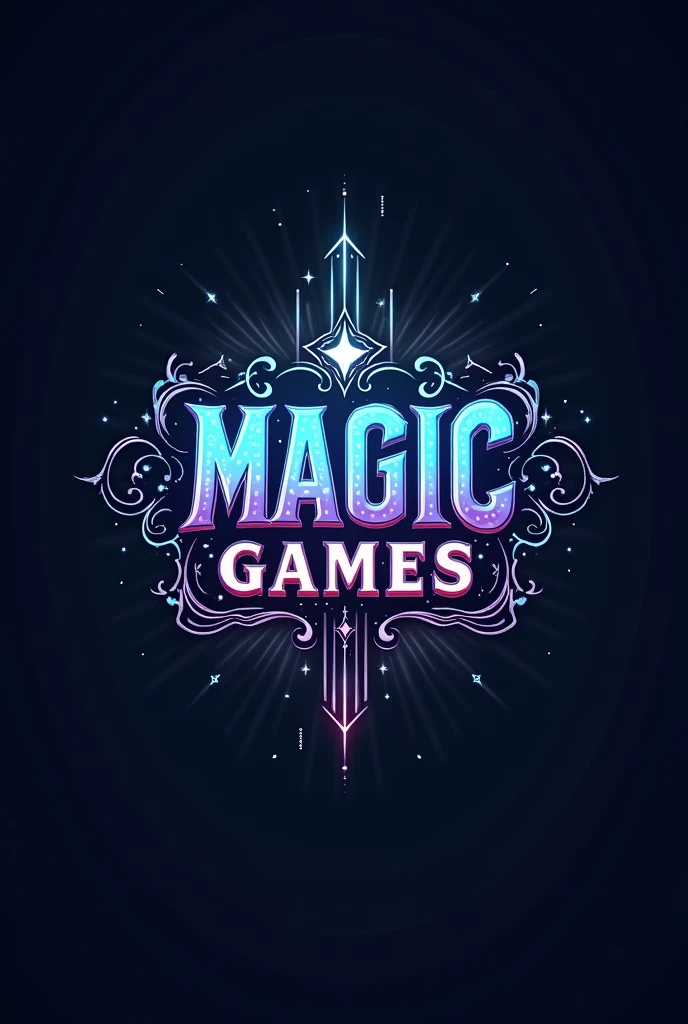 create a logo for a group of developers called "MAGIC GAMES" put that as text