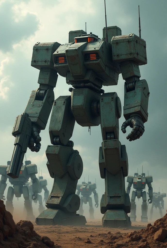 A huge mech army 