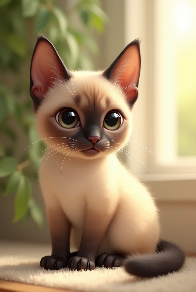 emoji cute Siamese cat