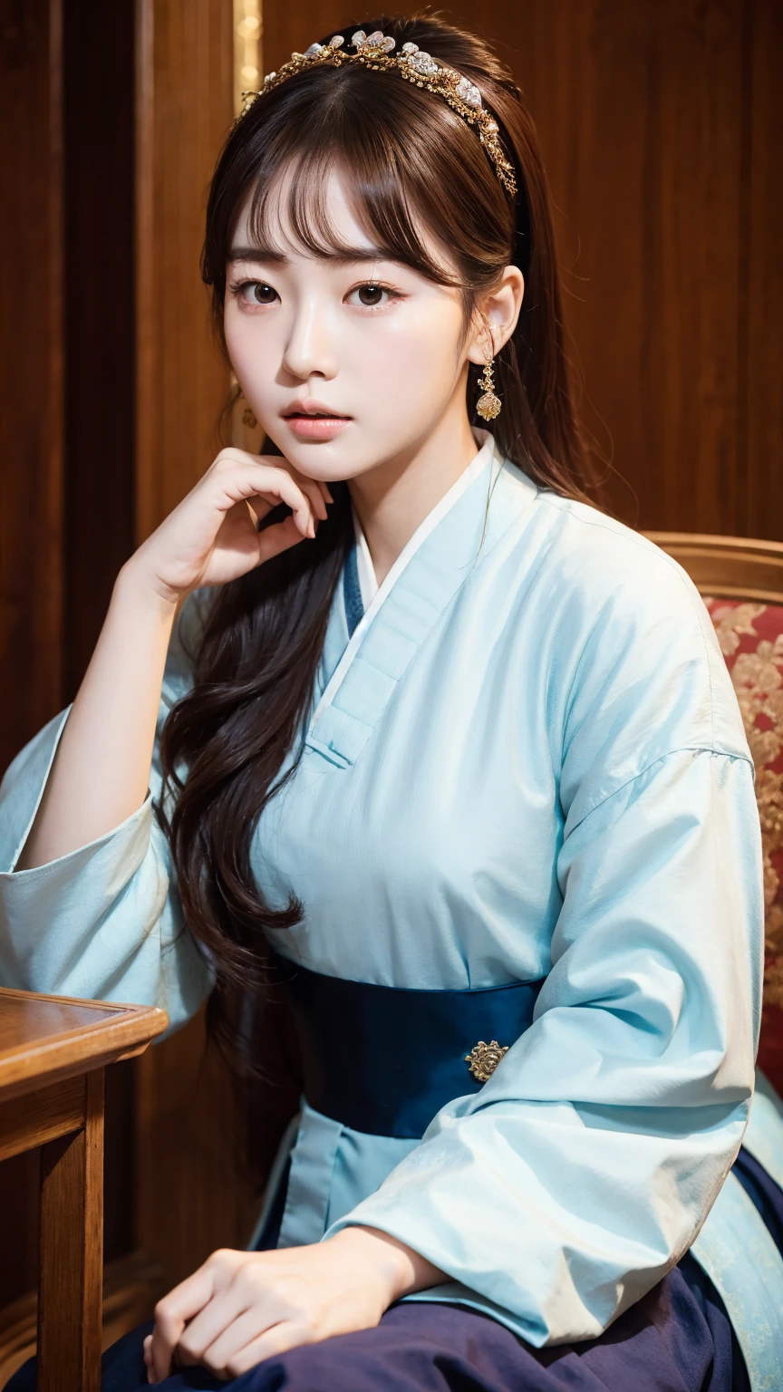Korean period drama,Young girl,Court