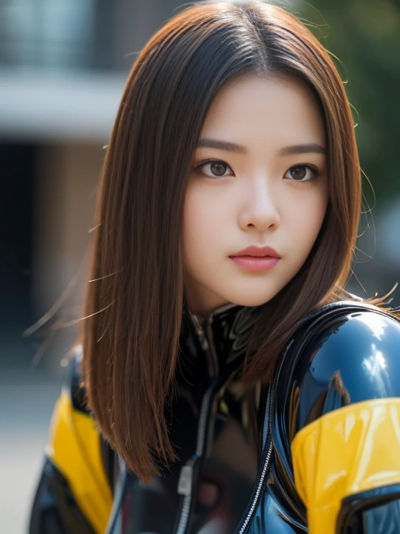 (RAW Photos:1.2)、Highest quality、Beautiful detailed girl、Tight Latex Suit、Latex bodysuit, Laughter、Highly detailed eyes and face、Beautiful and fine details、Large file size、High resolution、High resolution、8k wallpaper details、Highly detailed Ticker uniform 8K wallpaper、Light on the face、Cinema Lighting、18-year-old girl、Sexy pose、(Photorealism:1.4)、Awareness-raising、Surrealism、 From below、Super Detail、masterpiece