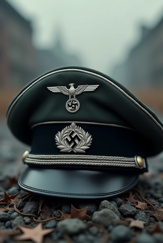 Only Nazi hat with ww2 background 