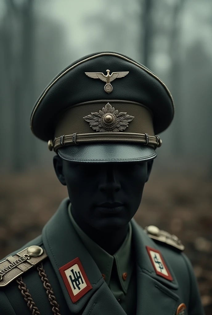 Only Nazi hat with ww2 background without swastika 