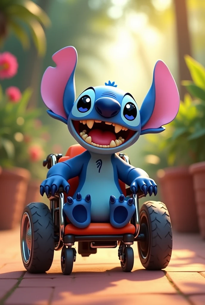 Stitch in a wheelchair