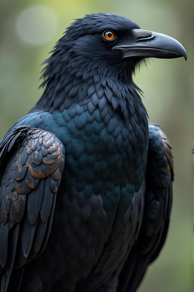Ancient wise warrior crow