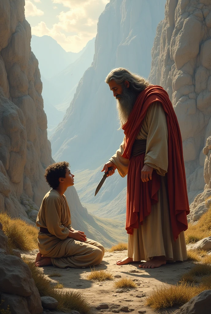 Isaac and Abraham 
