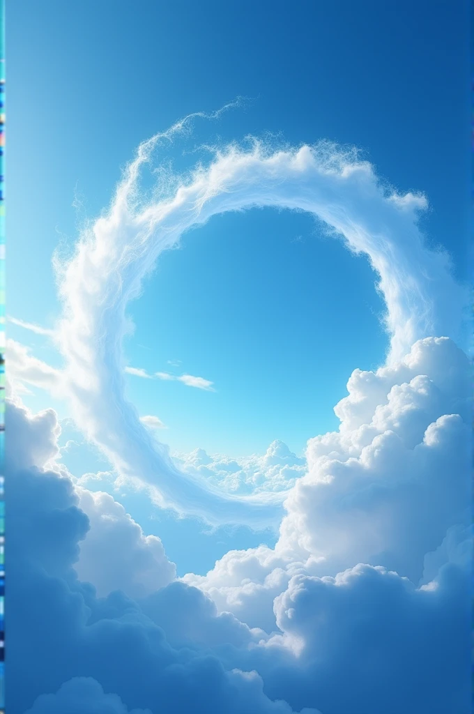 Loop of Clouds in Blue Scenic Skies