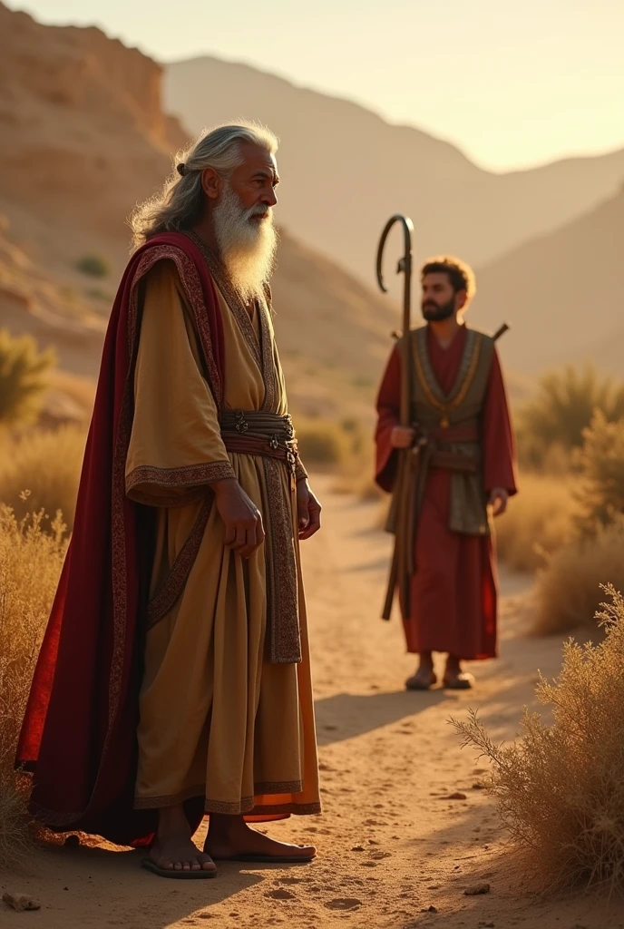 Several photos from the story of Isaac and David