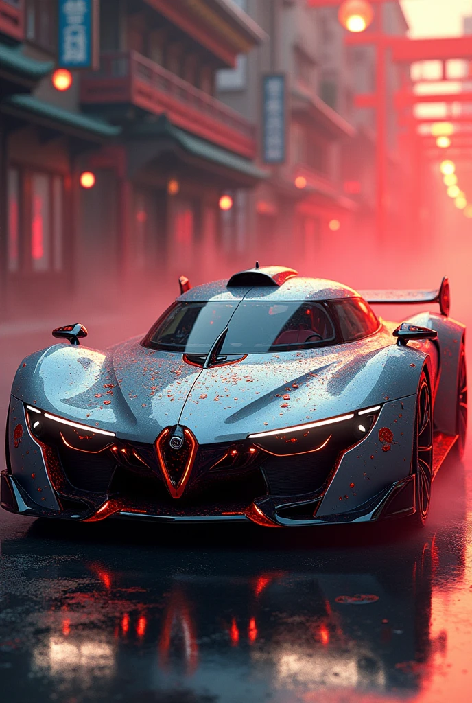 animation comic if a fantasy female samurai knight was a car, incorporate feminine motives and design, katana sword, vibrant, Ultra-high resolution, High Contrast, (masterpiece:1.5), highest quality, Best aesthetics), best details, best quality, highres, 16k, (ultra detailed: 1.5), masterpiece, best quality, (extremely detailed) RAW, (ultra details, Masterpiece, best quality),