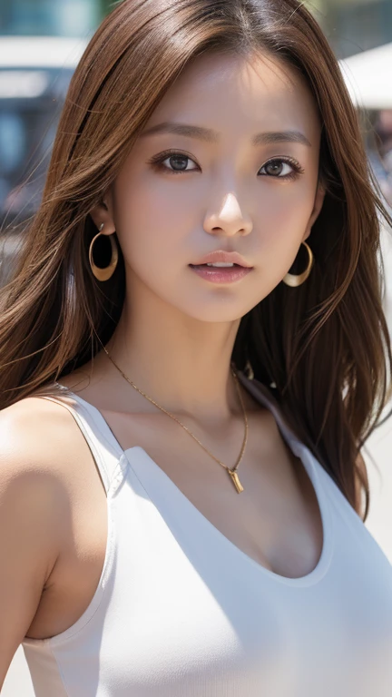 ((Best Quality, 8K, Masterpiece: 1.3)), (smoking vape: 1.0), Focus: minimalist earring 1.2, Perfect Body Beauty: 1.4, Buttocks: 1.4, ( Natural texture Haircut: 1.2)), (Park landscape: 1.3), solo, Highly hyper photo realistic Detailed Face and Skin Texture, Full Body, Delicate Eyes, Double Eyelids, Whitened Skin, Long Hair, (Round Face: 1.5), high resolution, natural breasts, detailed realistic breasts, beautiful breasts, realistic smooth white skin, detailed realistic hands, detailed realistic fingers, perfect natural human body ratio, perfect women figure, sexy, sexual expression, seducing, tight clothes, extremely detailed, ultra realistic, smooth lighting, detailed eyes, detailed realistic hair, slim abs, detailed realistic arms, realistic human body posture, tight transparent bra, detailed realistic women body parts, young beautiful girl, sexy girl, detailed realistic necklace, detailed realistic ears, earings, detailed realistic cloth texture, 20 y.o,
