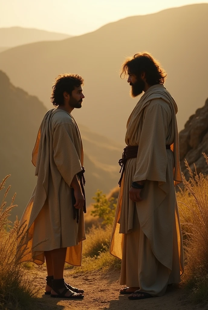 Several photos from the story of Isaac and David