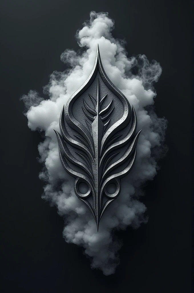 Logo Lair Vape with grey and white tone, luxury and cave vape