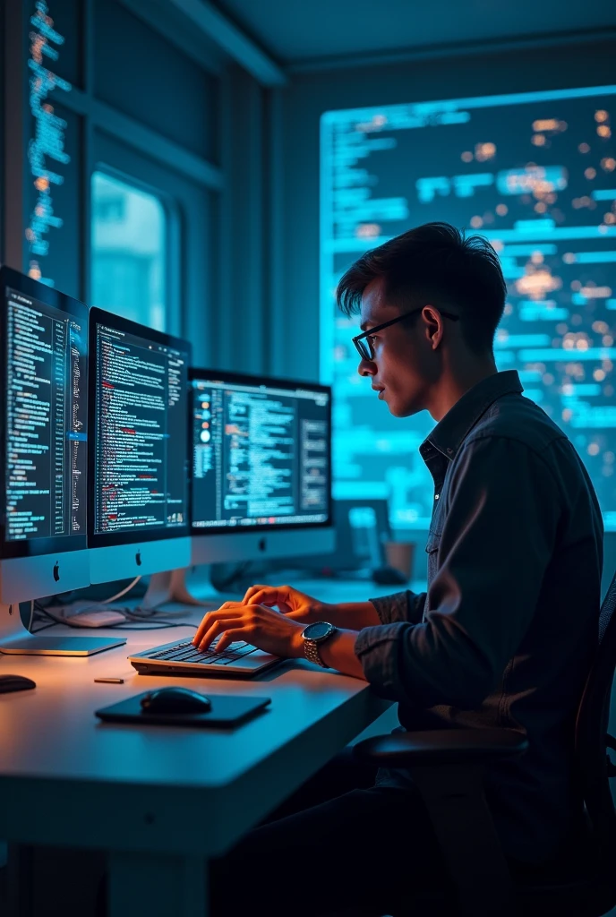 Make an image for the wallpaper of the laptop, best image fir coders.