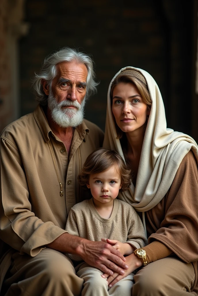 Various photos of Abraham, Sarah and Isaac
