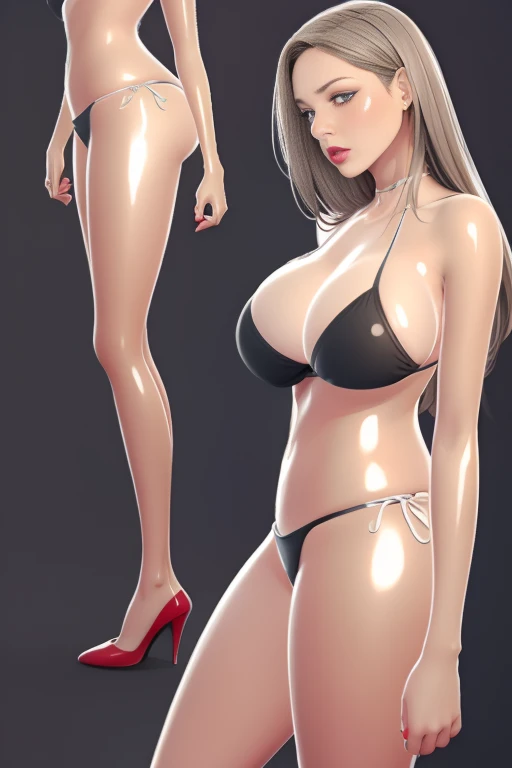 photograph, Professional Full Body, (detailed faces and eyes:1.4), women's pictures, makeup, earrings, Dark lipstick, Parted lips, Sharp Focus, Insanely sharp details, Extremely detailed, 4K HQ, 8K, depth of fields, F/1.2, Leica, 8K HDR, High contrast, Advanced retouching, shadowy, Bokeh, awardwinning photo, Best Photographers、Woman with straight long hair and red lipstick, ekaterina, 30 year old female,Red-haired、military outfits、