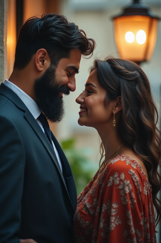 Muslim men with beard and pandeet girl romance
On office tap