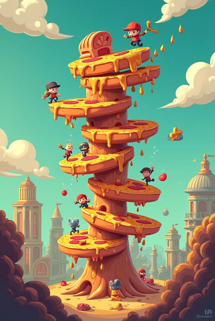 Pizza tower the game of steam by pizza tower guy