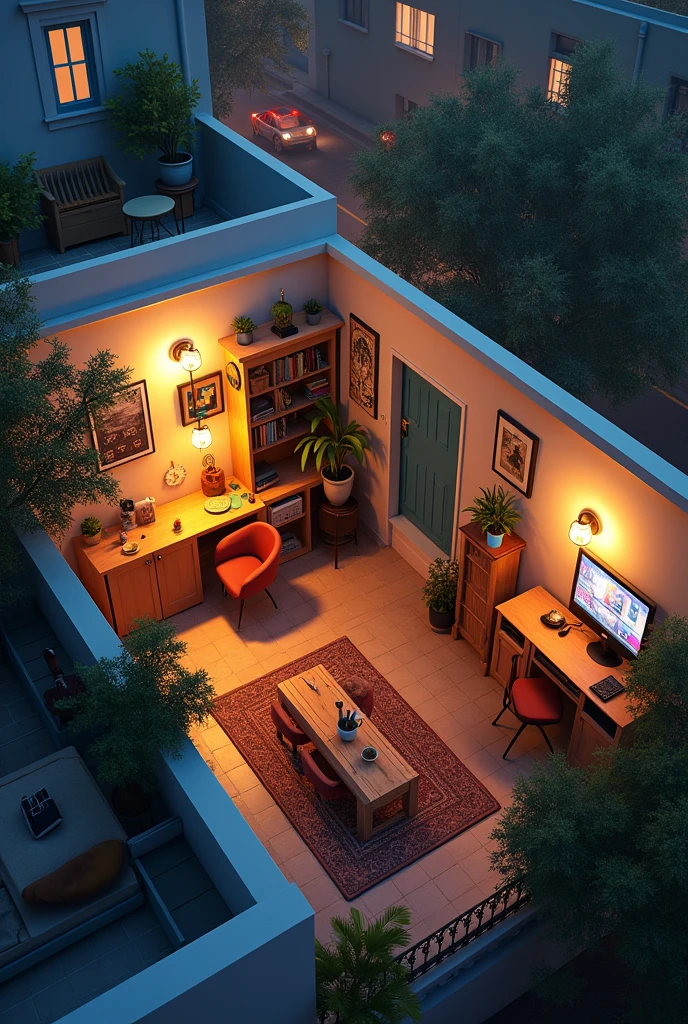 A Flat in 2nd Floor, Night Time
