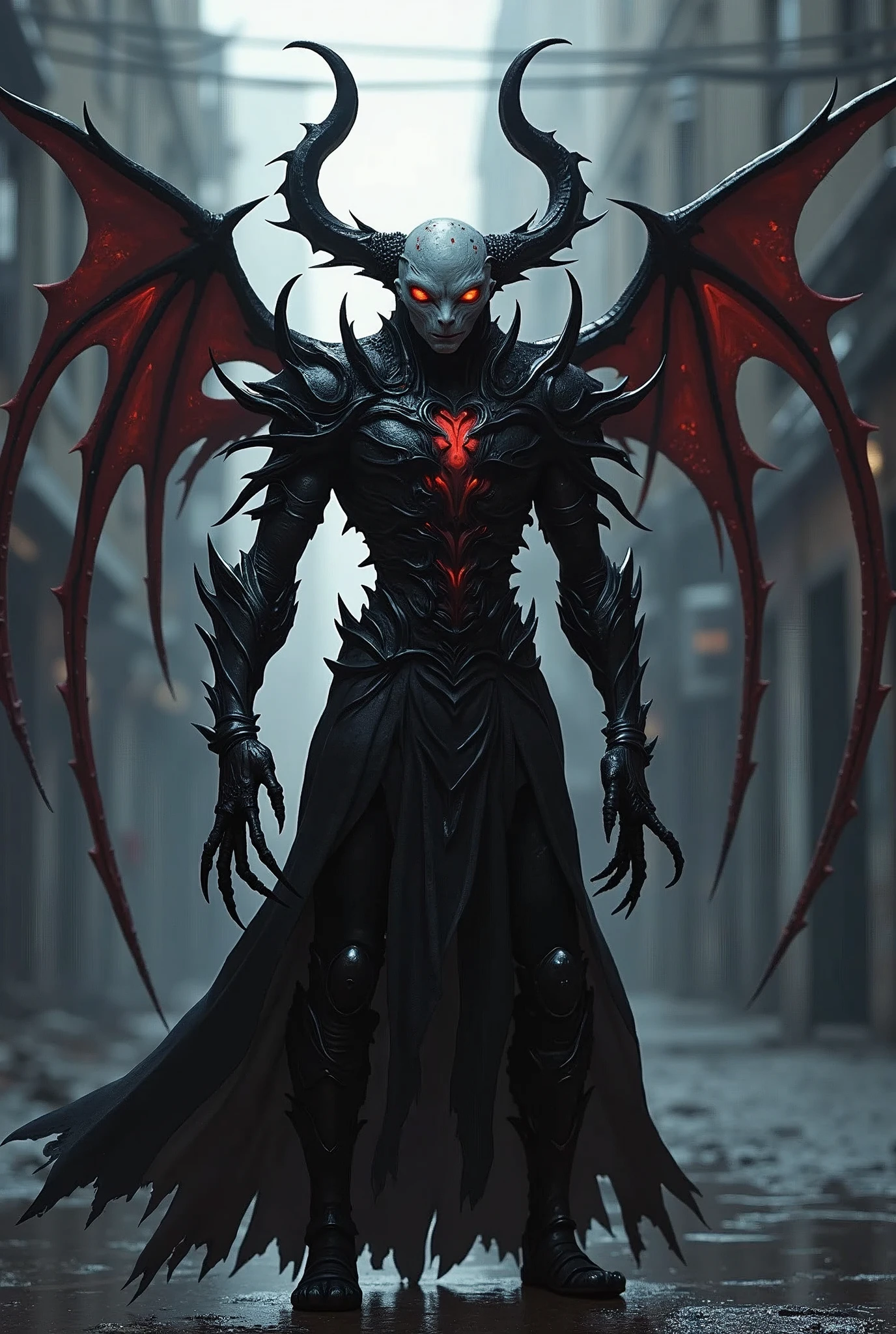 So my ukaku is attached to my upper back They are shaped like wings and shoot energy projectiles my koukaku works as body armor covering my torso arms and legs in a strong but flexible armor my rinkaku are tentacle like appendages i have 3 that attach on the outer side of each side of my back from top to bottom of my back and face forward they are prehensile like a monkeys tail and are pointed at the end so i can stab/jab and they have a circular shape i then have 2 bikaku that are like tails that attach to my lower back one on each side of my lower back and go over each shoulder they are also in a circular shape and spiked but on the end is more of a sharp hook