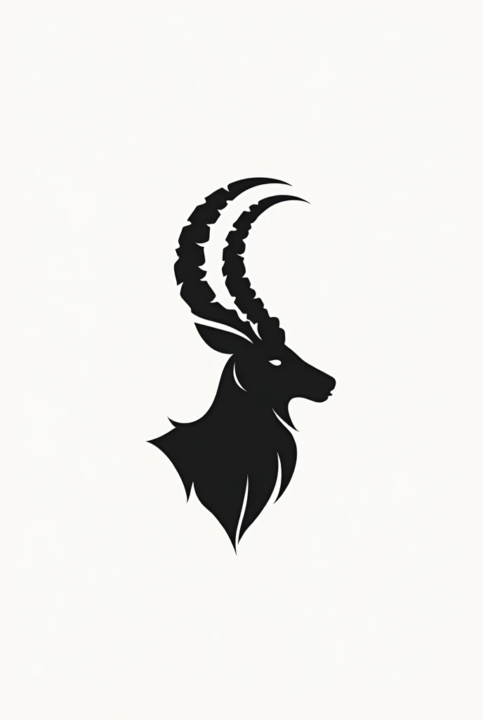 Markhor blank and white logo