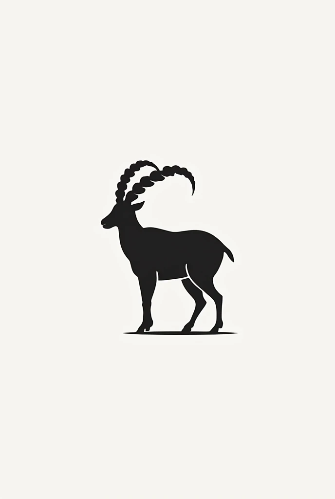 Markhor blank and white logo