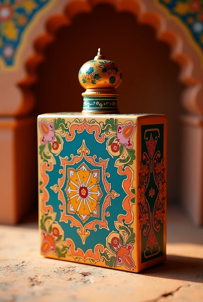 Make a perfume box Indian culture folk art 
