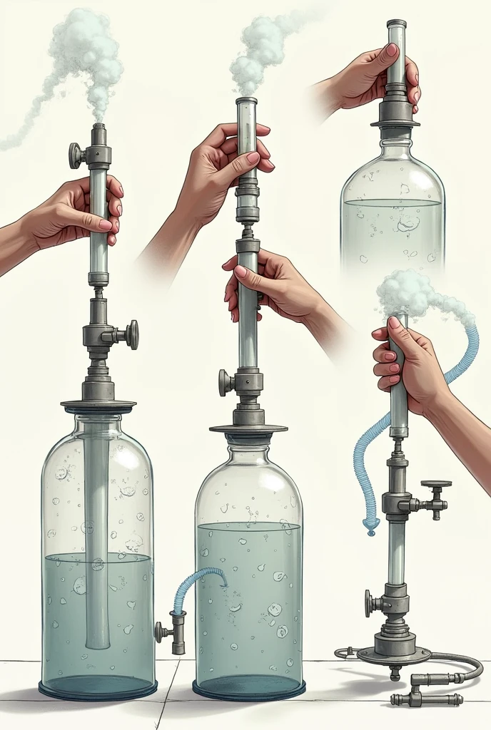 Building a distillation apparatus in 6 steps without text