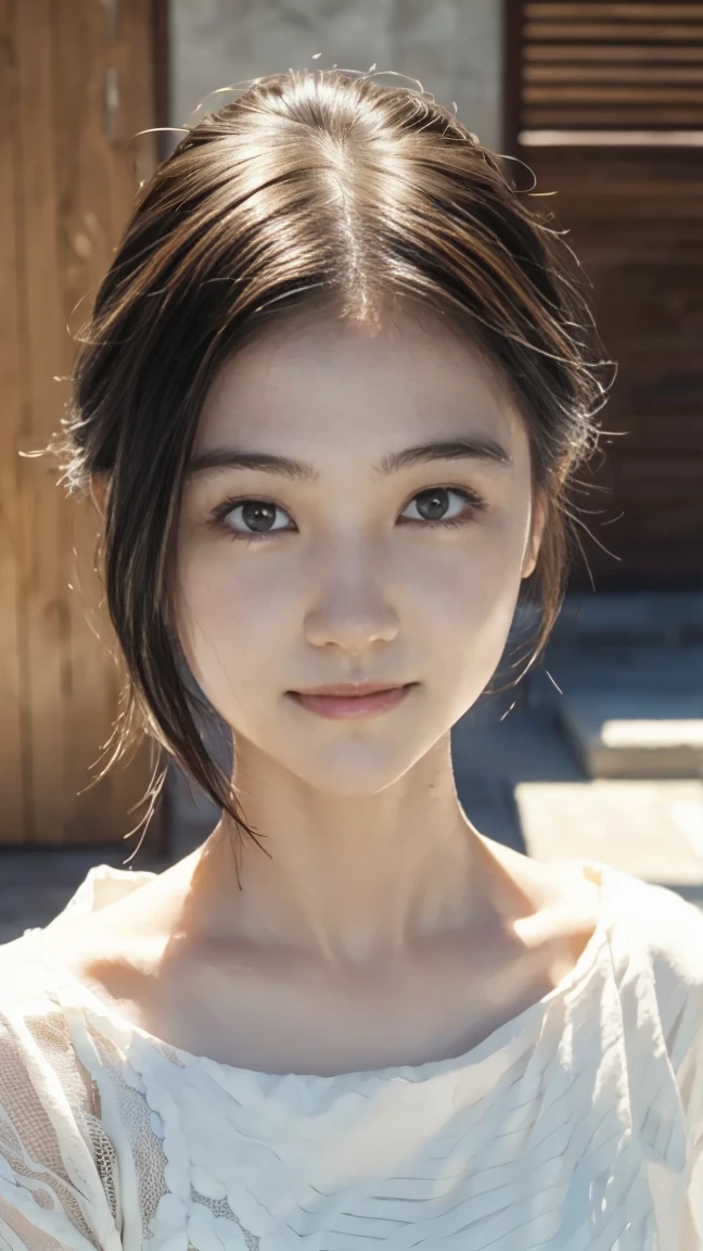 Memory correction:255, Everything modern:1.66, Cute Japanese Women Photos, smile, 20-year-old, Oil and hair balm for one-length straight hair:1.55, (photo Realistic:1.4), (hyper Realistic:1.4), (Realistic:1.3), (Smoother lighting:1.05), (Improving the quality of cinema lighting:0.9), 32K, 1 person,20-year-oldの, Realistic lighting, Backlight, The light shines on your face, Ray Tracing, (Bright light:1.2), (Improvement of quality:1.4), (Highest quality Realistic textured skin:1.4), fine grain, Detailed face,(smile:0), (Emphasis on face close-up:1.3), (Enhances the beauty of skin texture:1.1),((Extremely precise and accurate anatomy:1.0)), (Enhances the beauty of skin texture:1.1), Clean and glowing skin, mesh, thin:1.2, (Realistic:1.3), Realisticなライティング, (Smoother lighting:1.05), 32K, One Japanese woman, fine grain, Detailed face, (Film Grain:1.1),(Accentuates body lines:1.1), High resolution, Natural look, Kind eyes, Improves hair quality, Delicate light and shadow, Transparent muscles, Graceful pose, Beautiful Eyes, Sharp details, Soft light reflection, Beautiful contours, Delicate skin tone, Fine hair texture,Cute Japanese Women Photos,