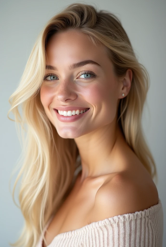 (8k, masterpiece:1.4,best quality,extremely detail, Silhouette:1.45),, , //Character, Attractiveyoung influencer, 24, blond, blue eyes and full lips, realistic, high-quality capture, Nikon D850, nikkor 70-200mm f/2.8E lens, ISO 64, f/3.5, 1/1500s, profile pic, instagramart, Cheerful, Happy,