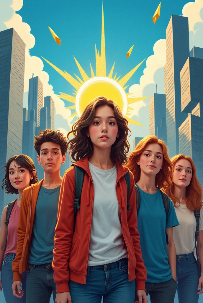 make a drawing that symbolizes the youth's contribution to society