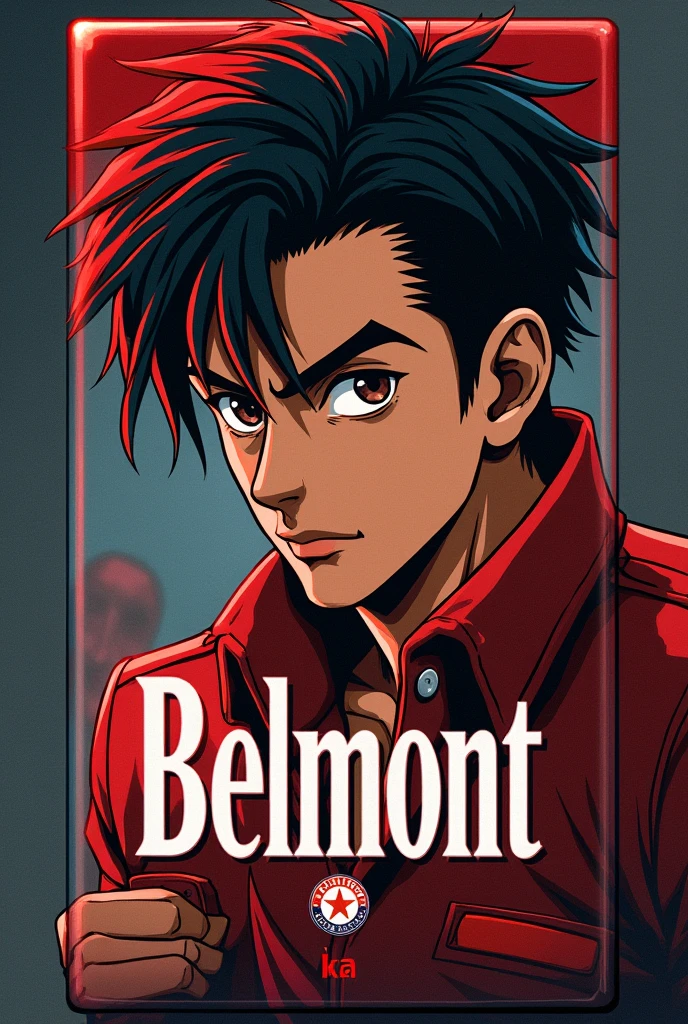 Cigarette pack, 90's anime style and Belmont brand of the reds without weird letters