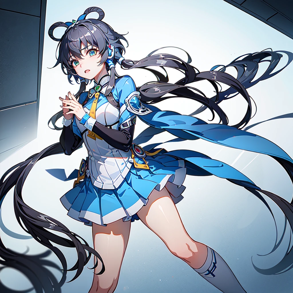Let Luo Tianyi stand on the underground high-speed rail platform of Taipei Railway Station。