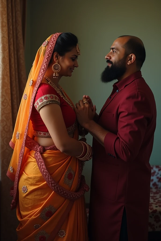 A married hindu woman getting fucked by muslim man
