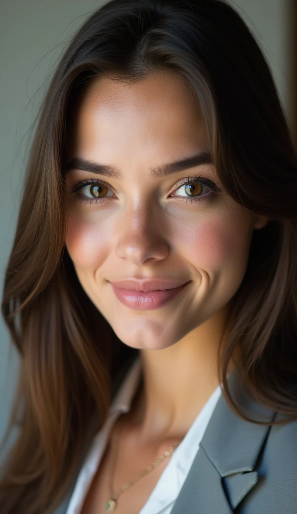 professional photo of azerty, raised eyebrow, (comfortable, confident expression:1.2), looking at the viewer, eye contact, looking at the camera, (detailed skin texture:1.6)(sharp image, best quality, UHQ, high resolution, 4k),