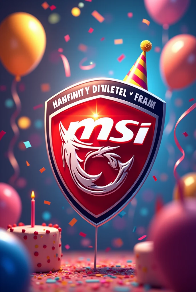 Happy Birthday msi logo