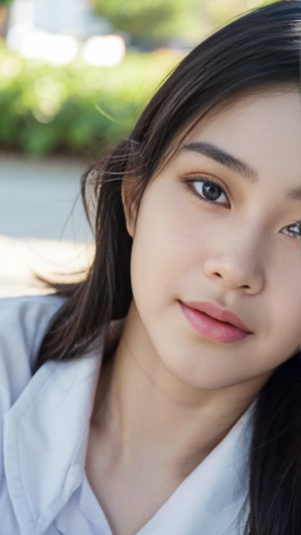 beautiful detailed eyes, beautiful detailed lips, extremely detailed eyes and face, long eyelashes, 1 beautiful girl, student uniform, medium shoot, big breasts, pubic hair, vivid colors, bokeh, high quality, 8k, photorealistic, masterpiece, professional, physically-based rendering, sharp focus, extreme detail description, studio lighting