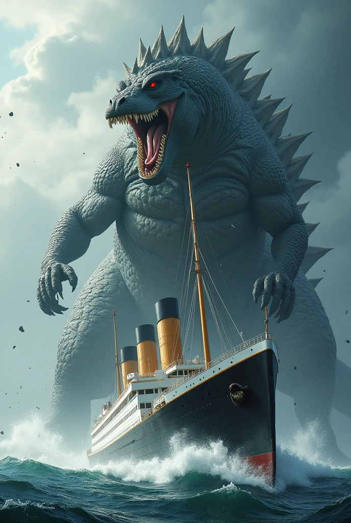 Rodanzilla destroy the titanic