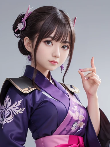 yae miko,genshin impact,purple eyes,