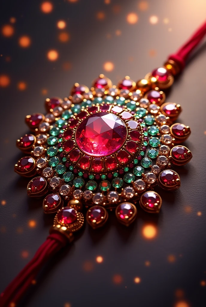 Gemstone rakhi design best ever design 
Never imagined by people 
