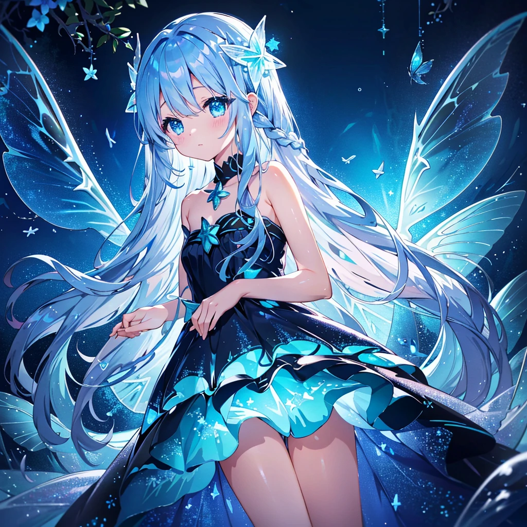 Sea Fairy、Eyes that shine like crystals of water、Sea Butterflies、Night Raid、Fairy Light、The incredibly deep sea、shiny long hair、Nightcore、very ethereal、Star Girl Dress。