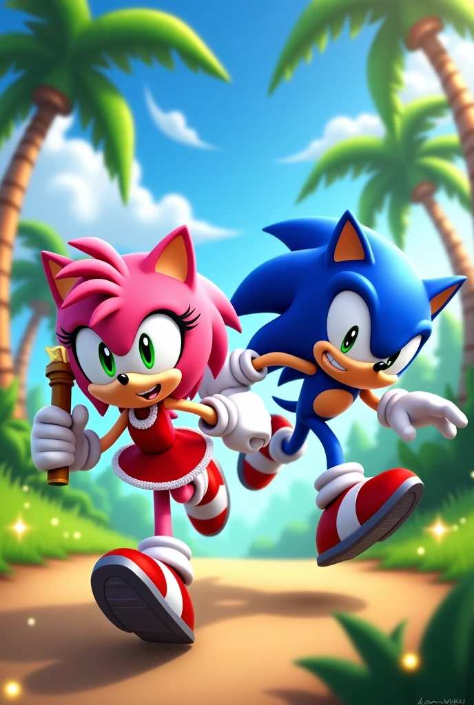 Amy and Sonic