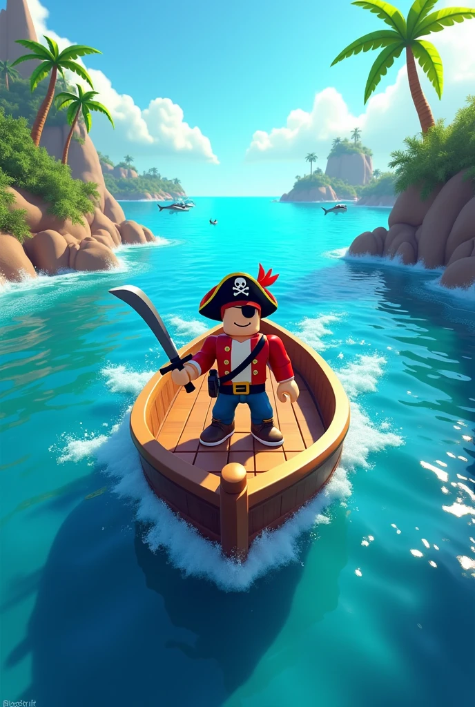 roblox terror shark hunt in blox fruit on the sea in game