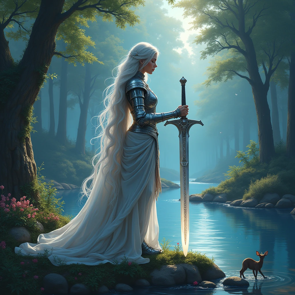 The female knight who is blessed by the maiden of the lake.、Dungeons&Dragons
